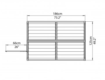 skylight 6x4 shed palram skylight plastic shed width 4 123cm height 6 ...